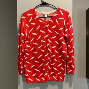 Loft whale cardigan